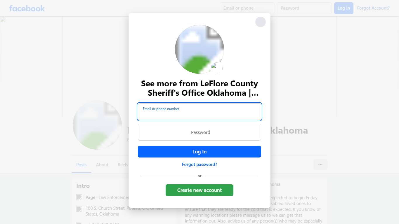 LeFlore County Sheriff's Office Oklahoma Poteau OK Facebook