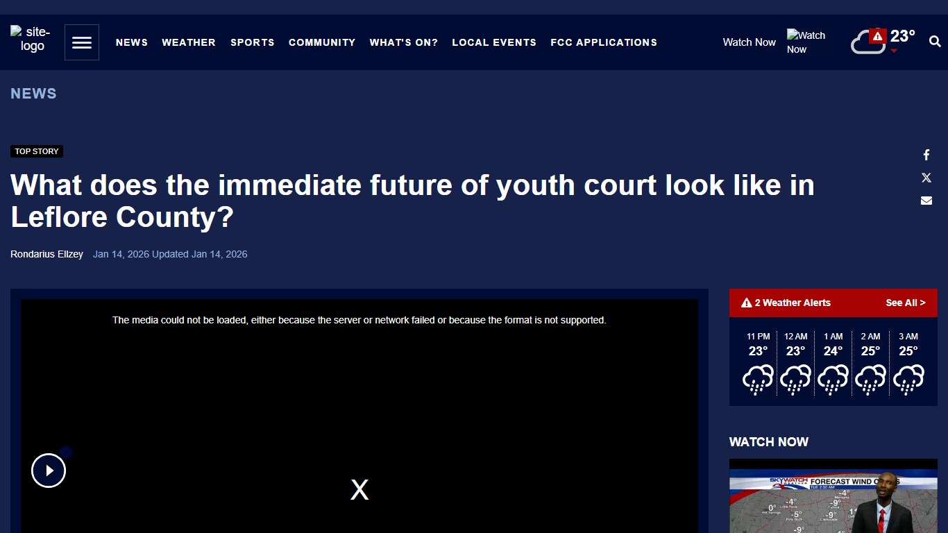 What does the immediate future of youth court look like in Leflore County? News deltanews.tv